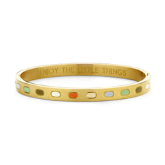 Armband met kleurrijke emaille steentjes