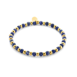 Kralenarmband sodaliet kralen