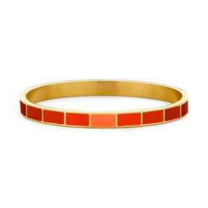 Armband met groen email