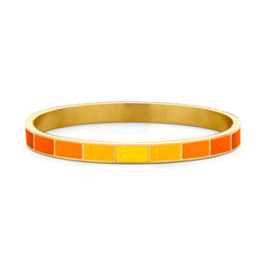 Armband met groen email