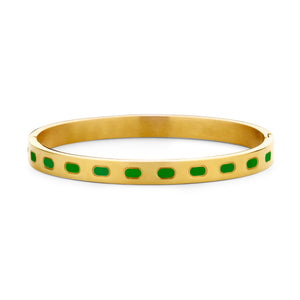 Armband met paars email