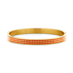 Bangle met zwart email