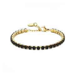 Tennisarmband zwart
