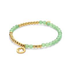 Kralenarmband parels met oogbedel