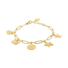 Ocean Creatures Charm Bracelet