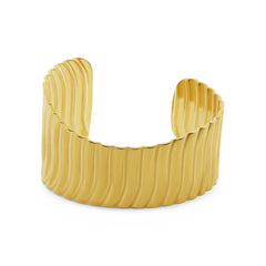 Wavy Statement Bangle