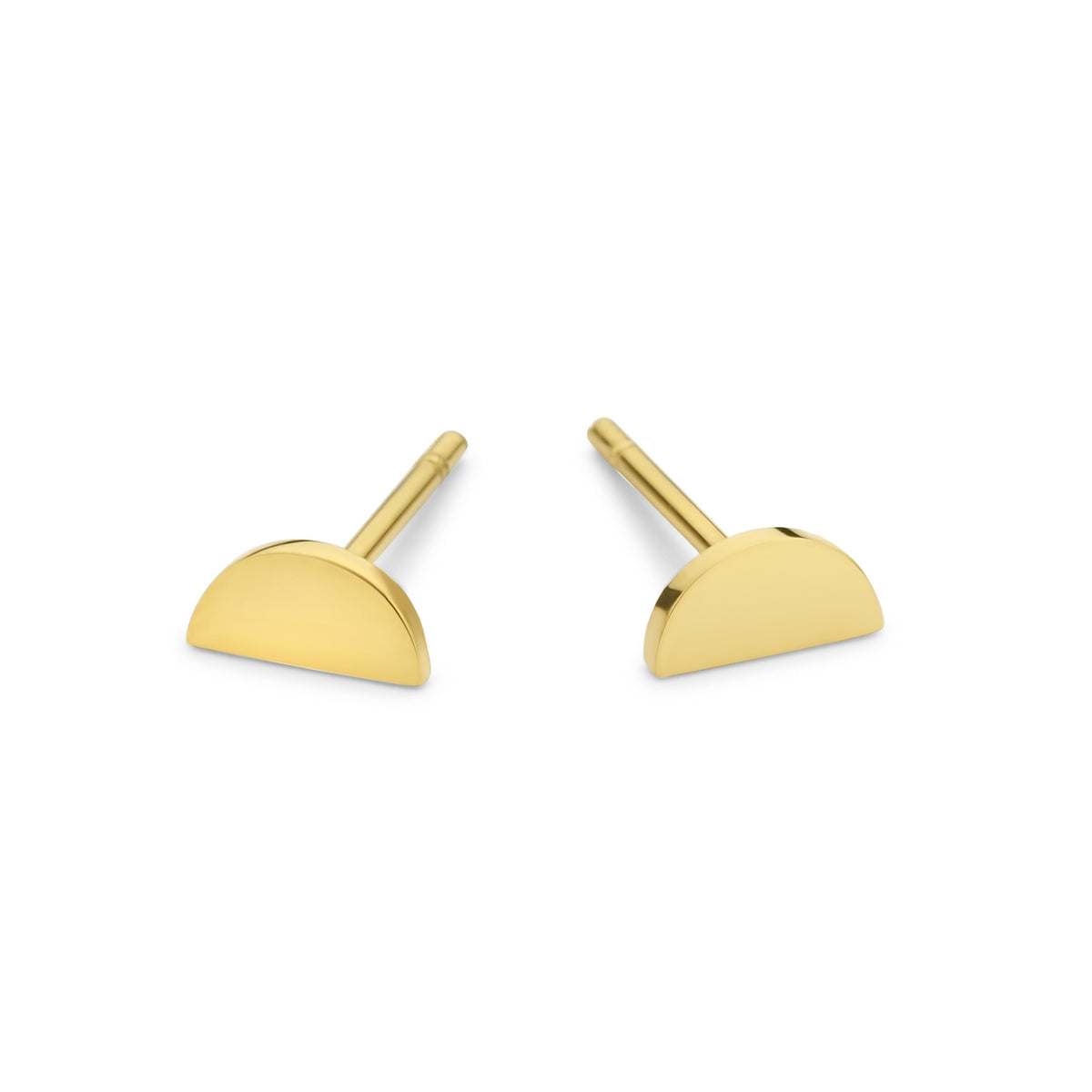 Half Moon Stud Earring
