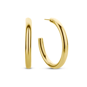 Chunky Open Hoop Earrings