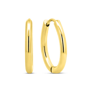Oval Hoop Earrings