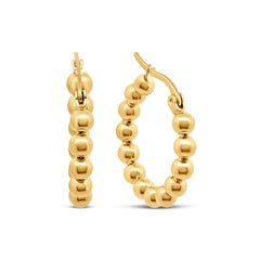 Beaded Hoop Earrings