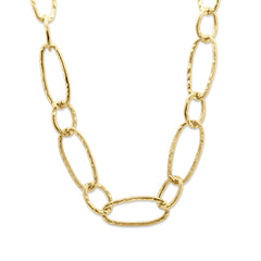 Big and Small Oval Link Necklace