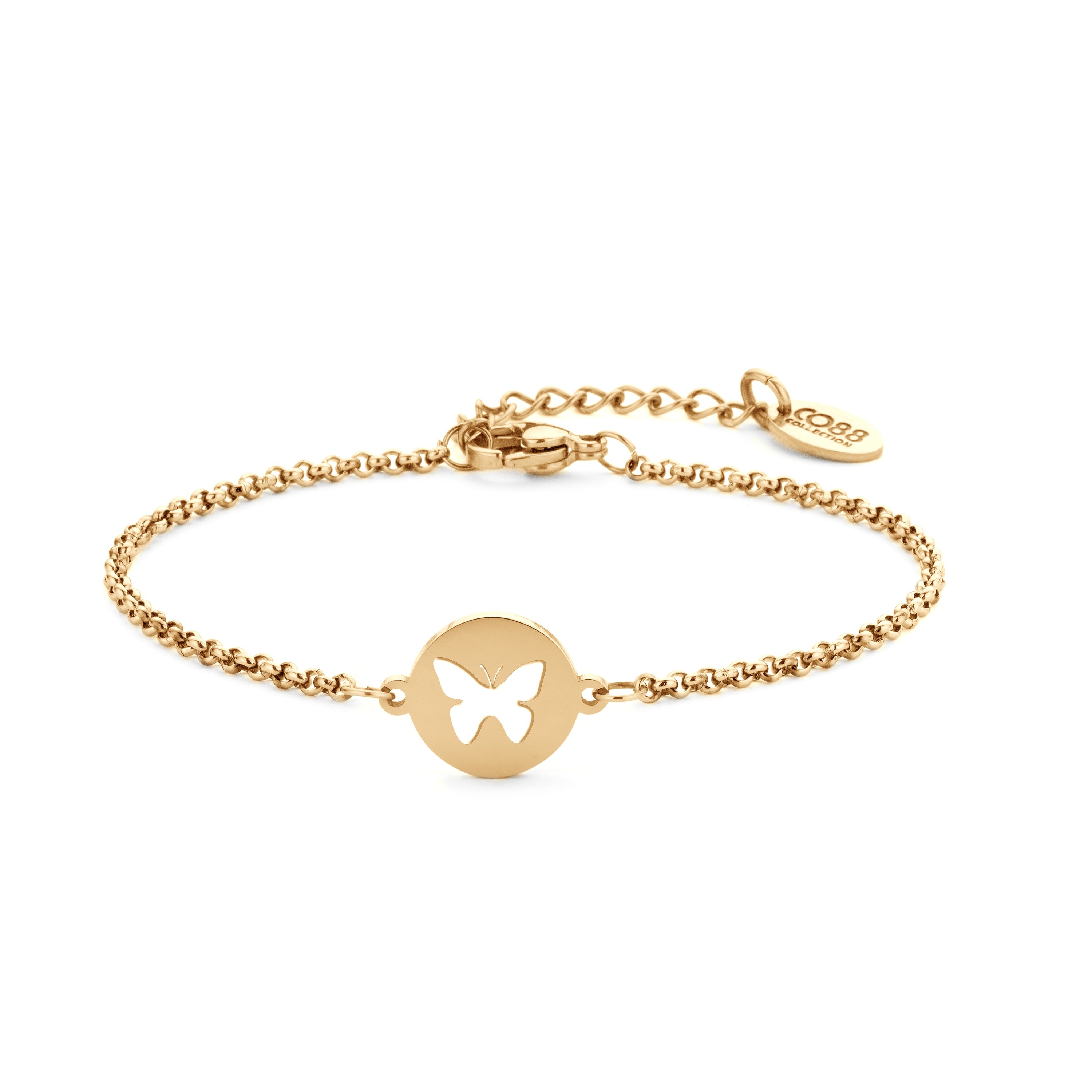 Armband met vlinderbedeltje