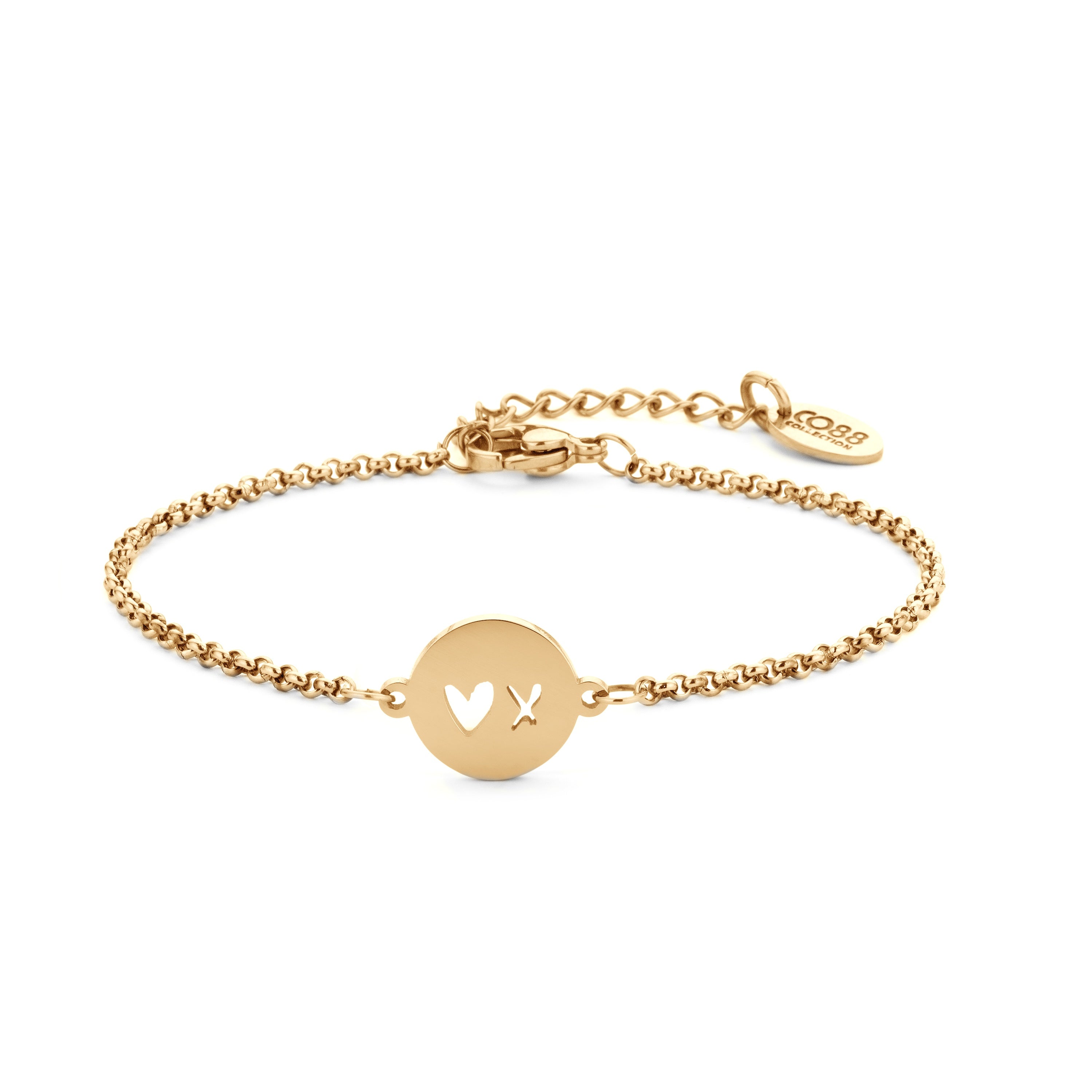 Armband met XO bedeltje