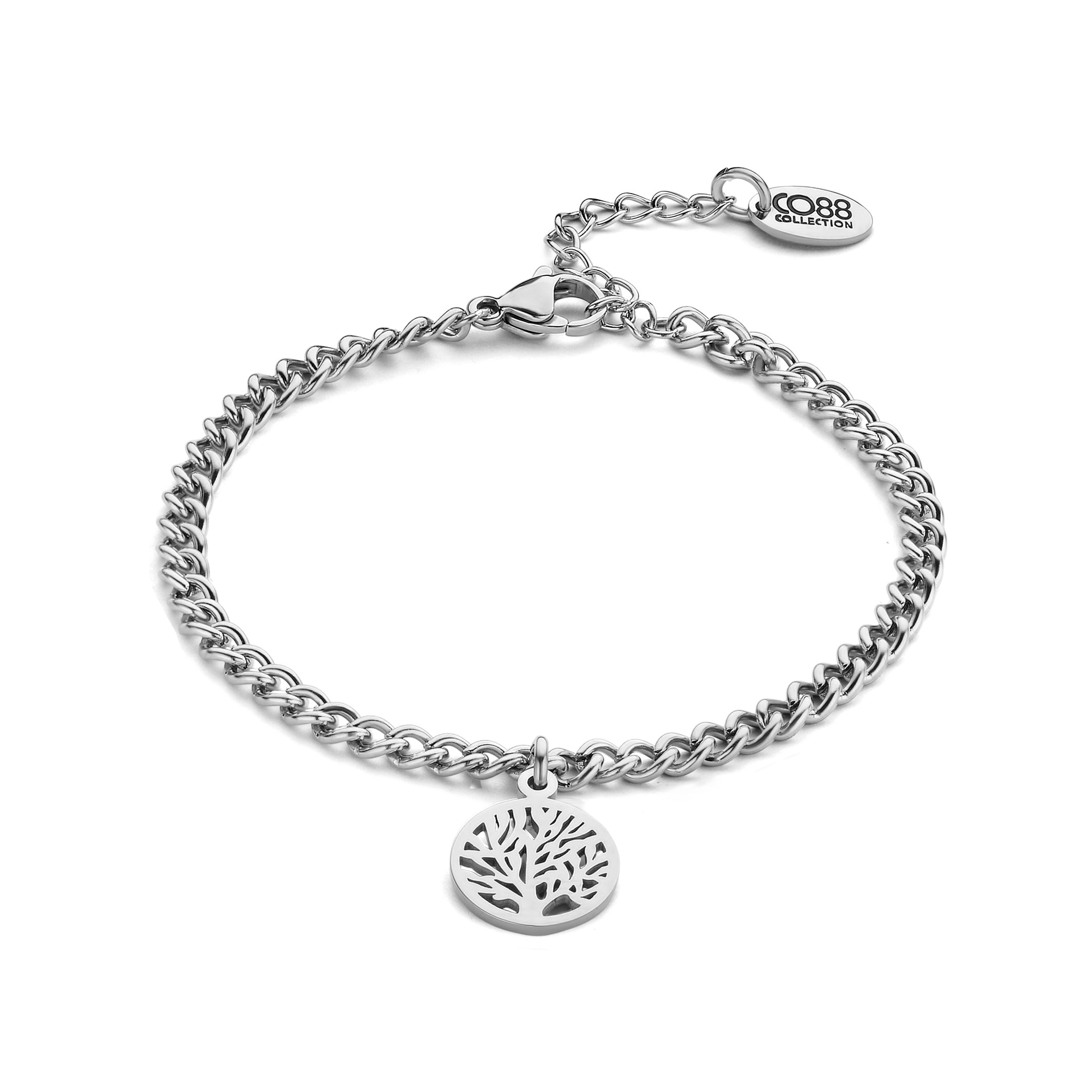 Schakelarmband met levensboom bedel