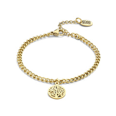 Schakelarmband met levensboom bedel