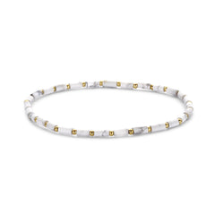 Kralenarmband wit