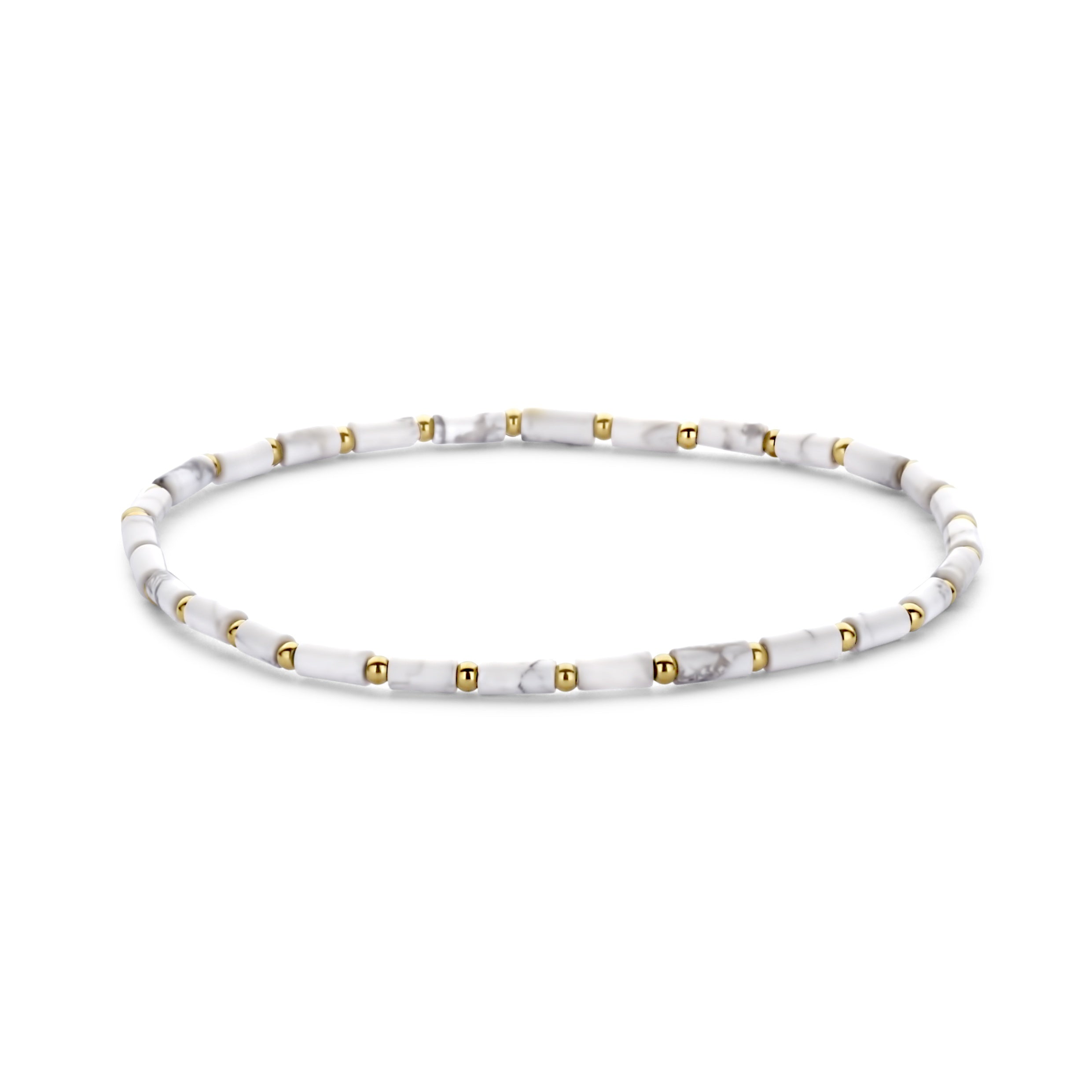 Kralenarmband wit