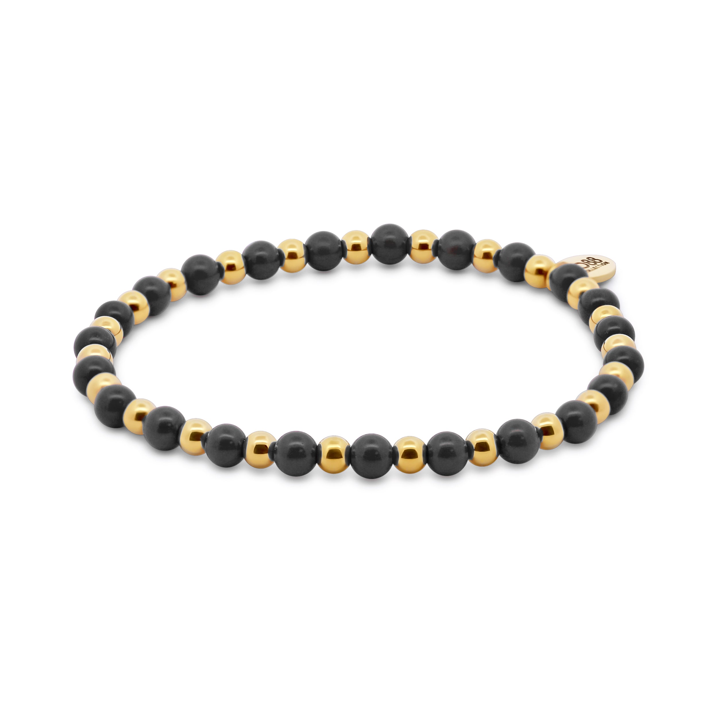 Kralenarmband met perzikkleurige aventurijnkralen