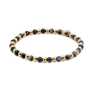 Kralenarmband met perzikkleurige aventurijnkralen