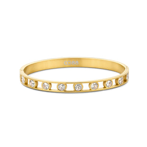 Bangle met ronde zirkonia steentjes