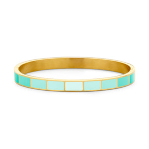 Armband met groen email