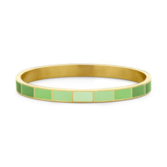 Armband met groen email