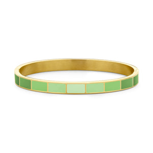 Armband met groen email