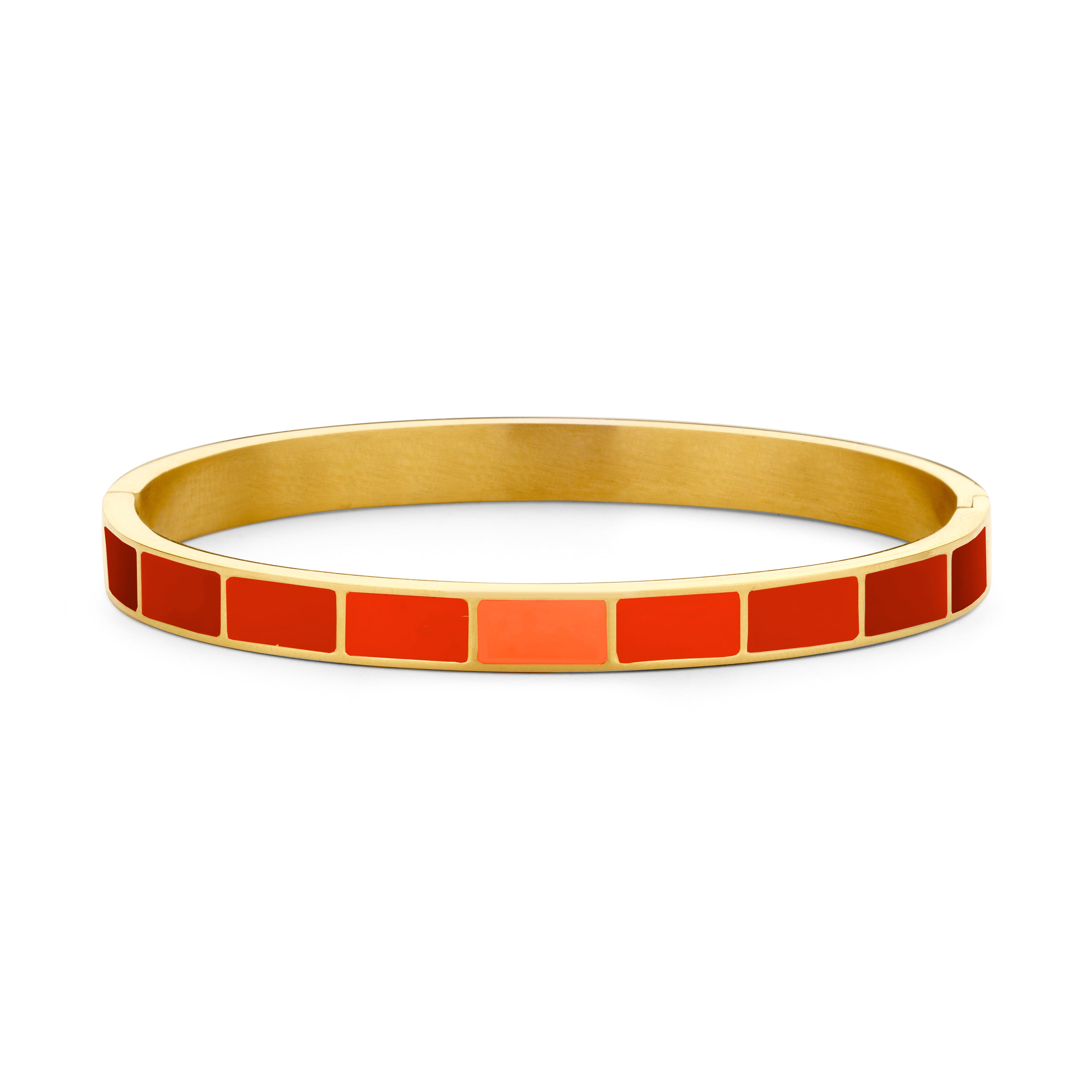 Armband met groen email
