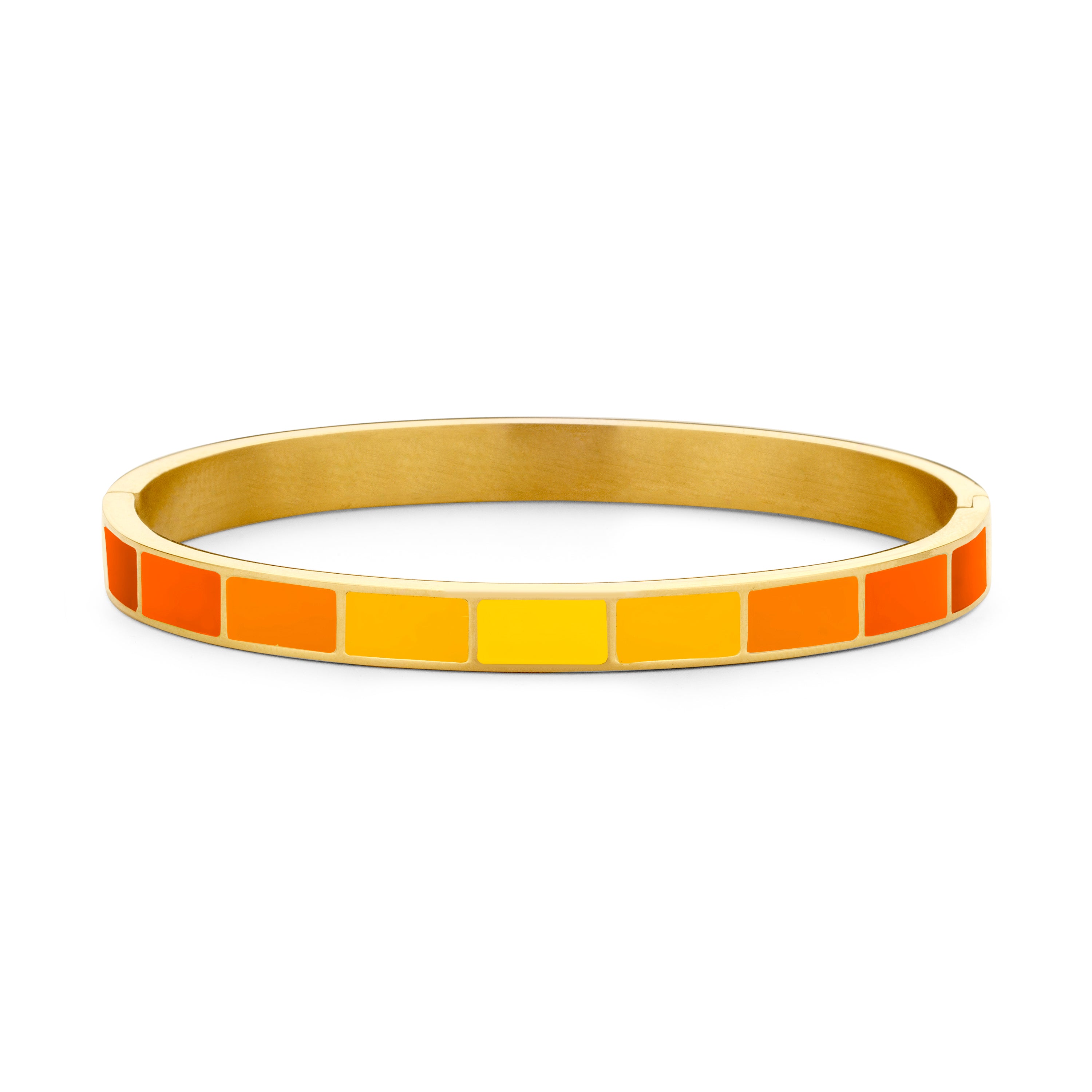 Armband met groen email