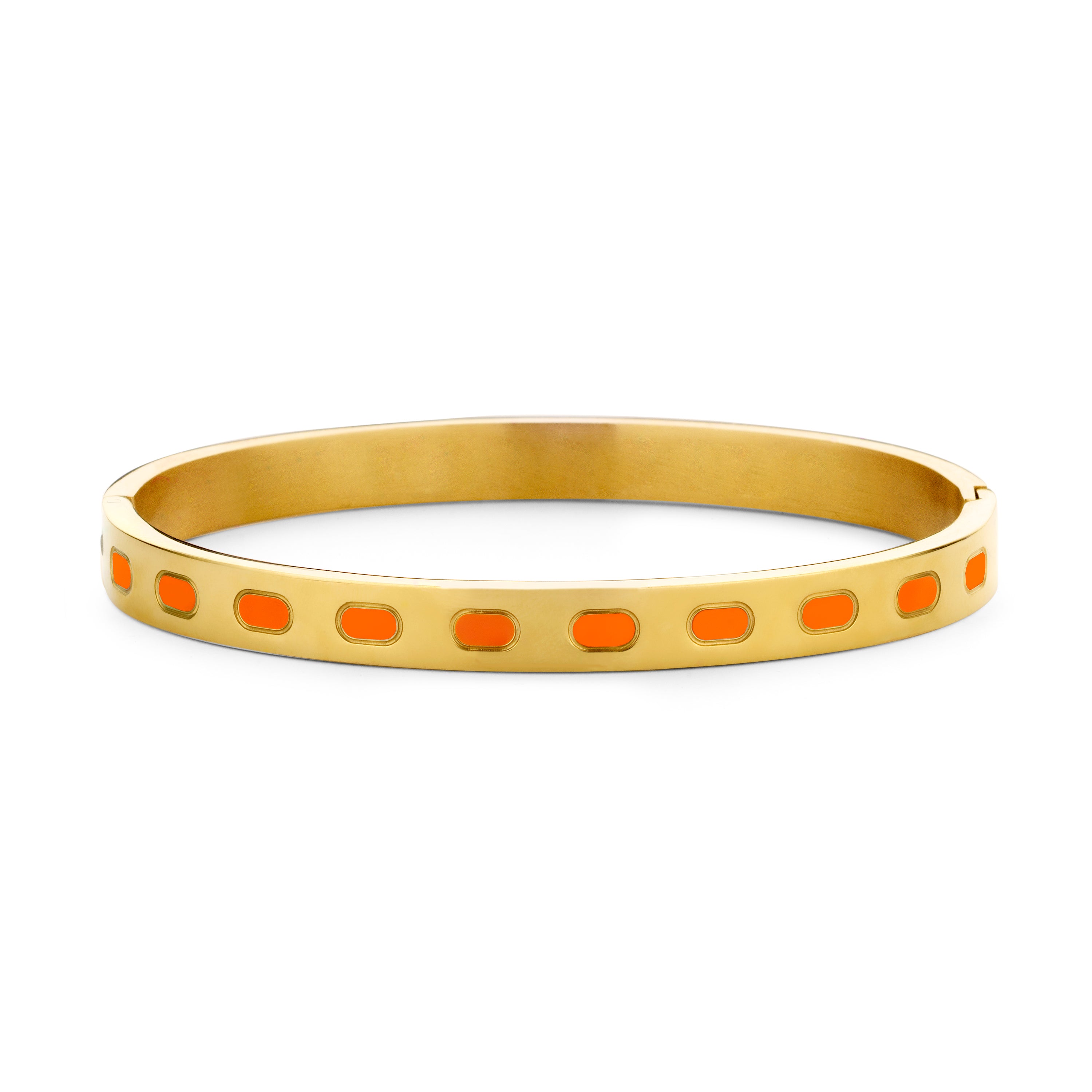 Armband met paars email