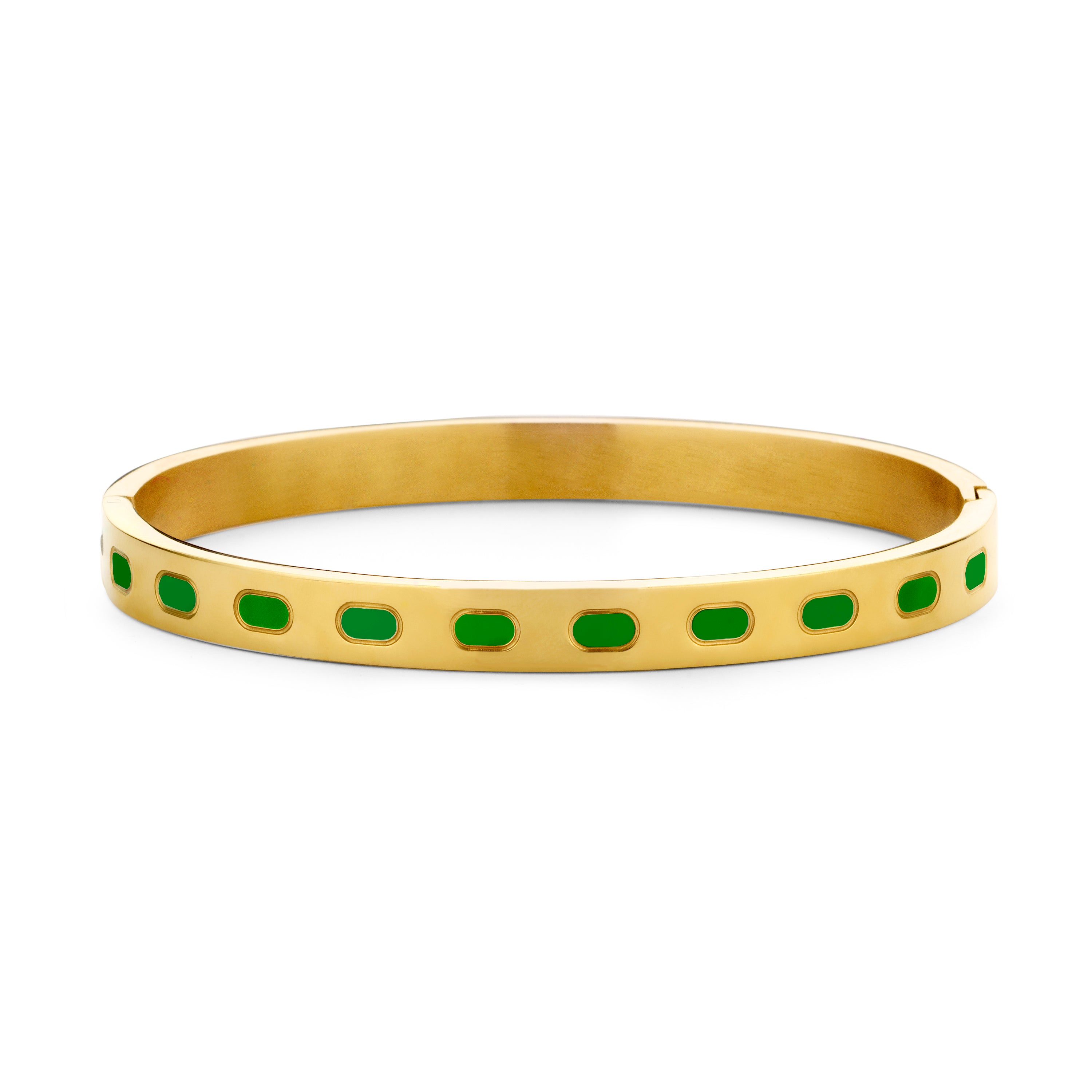 Armband met paars email