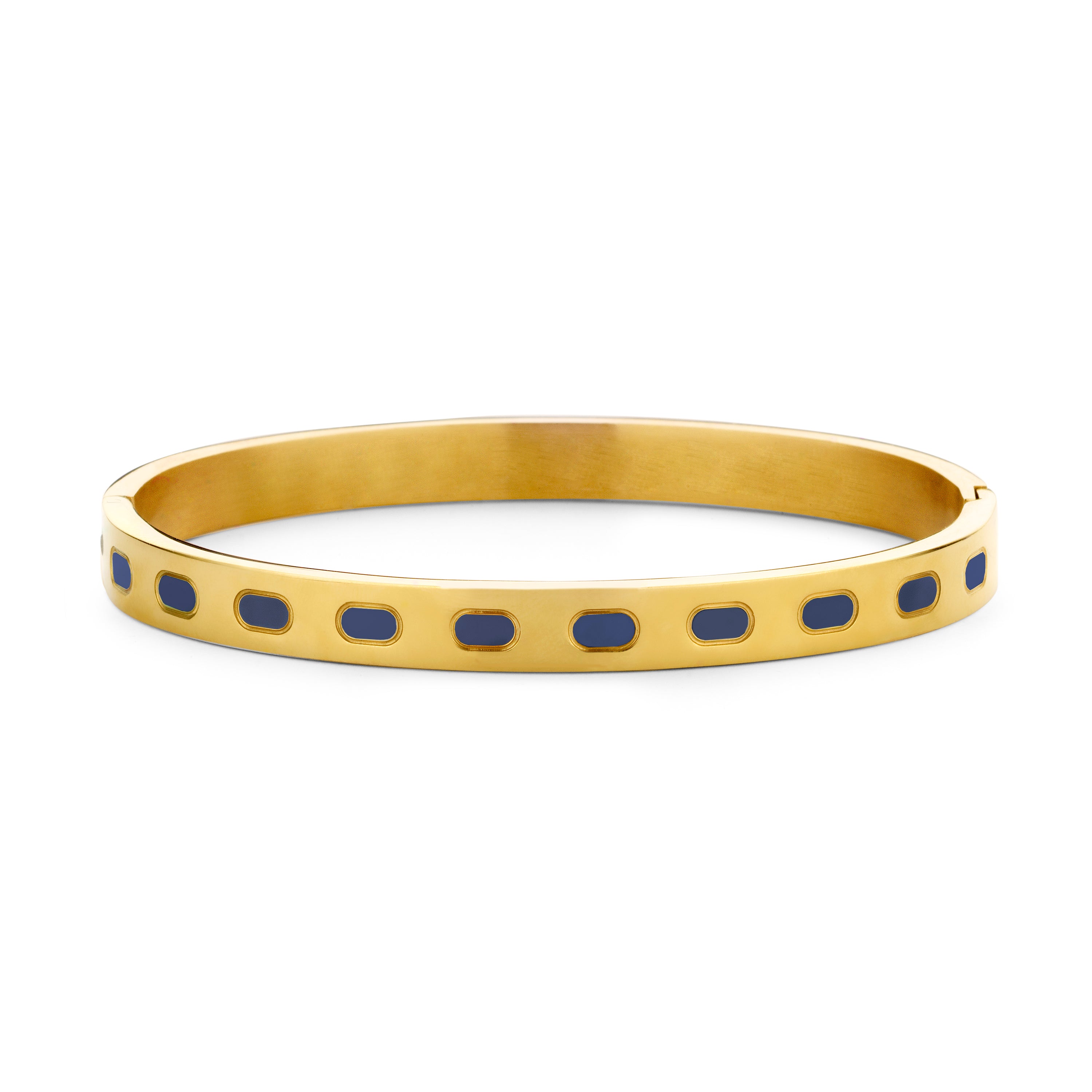 Armband met paars email
