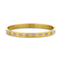 Armband met paars email
