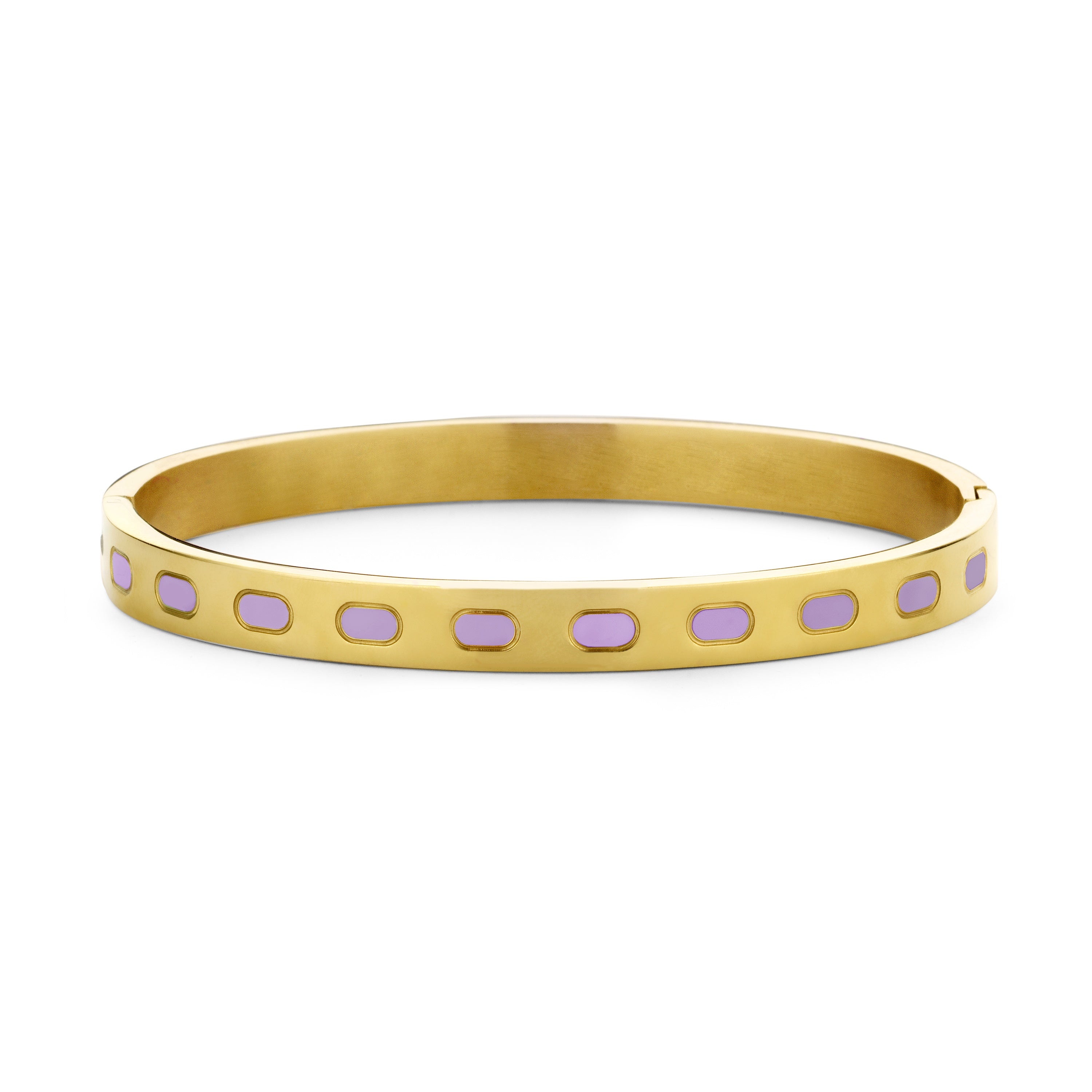 Armband met paars email
