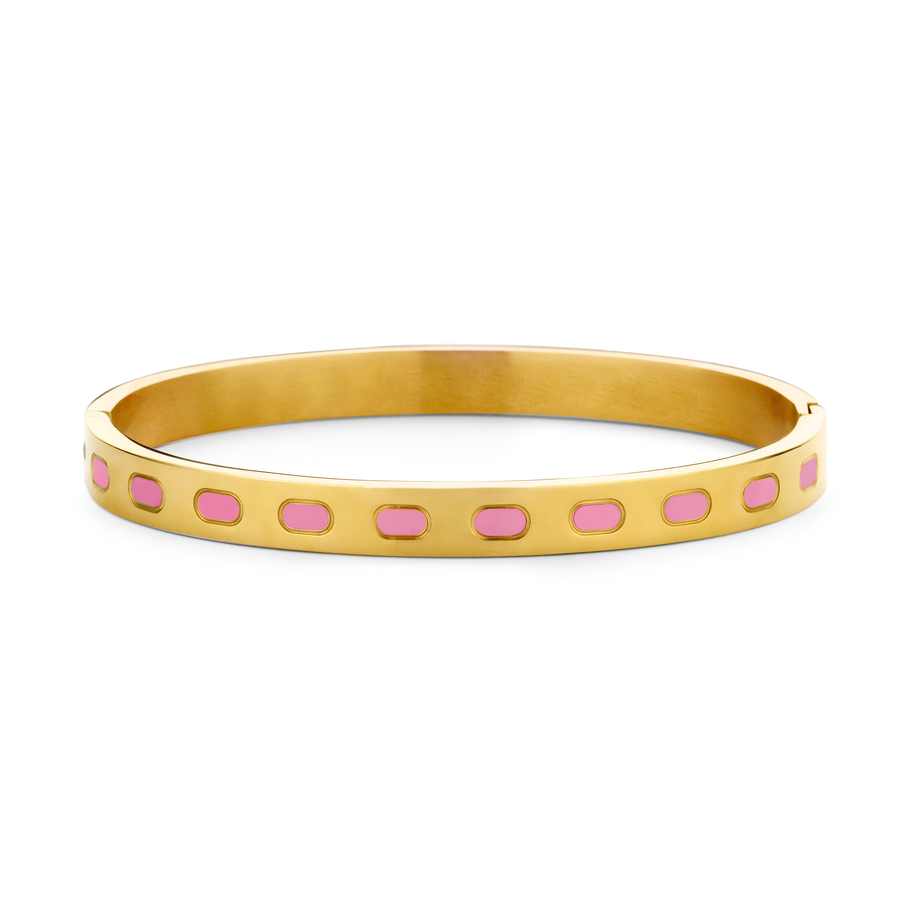 Armband met paars email