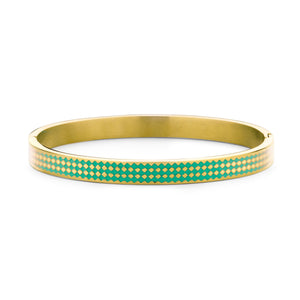Bangle met zwart email