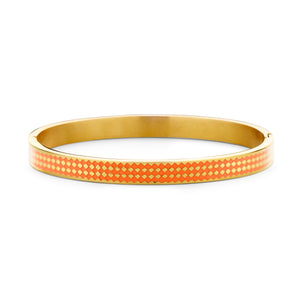 Bangle met zwart email