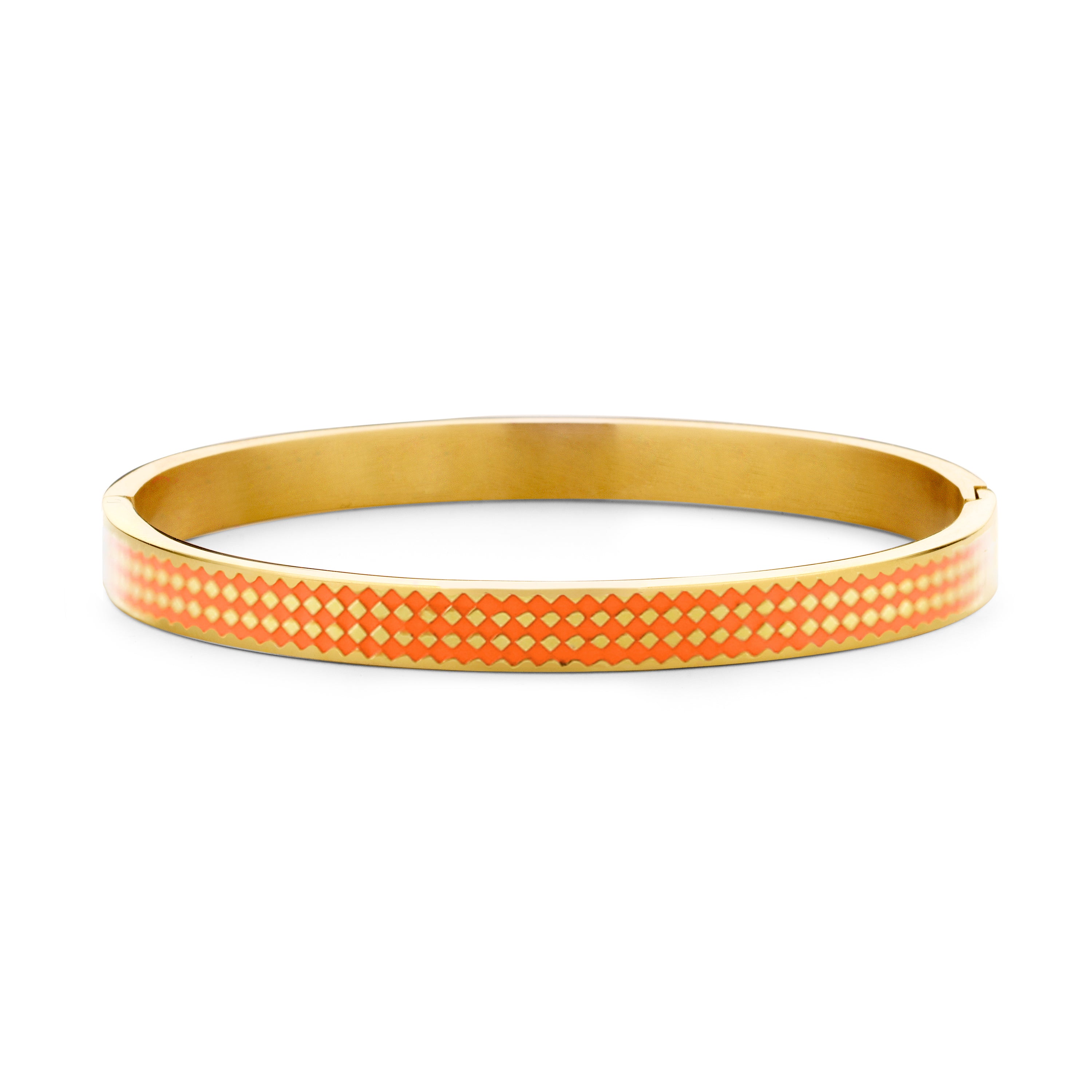 Bangle met zwart email