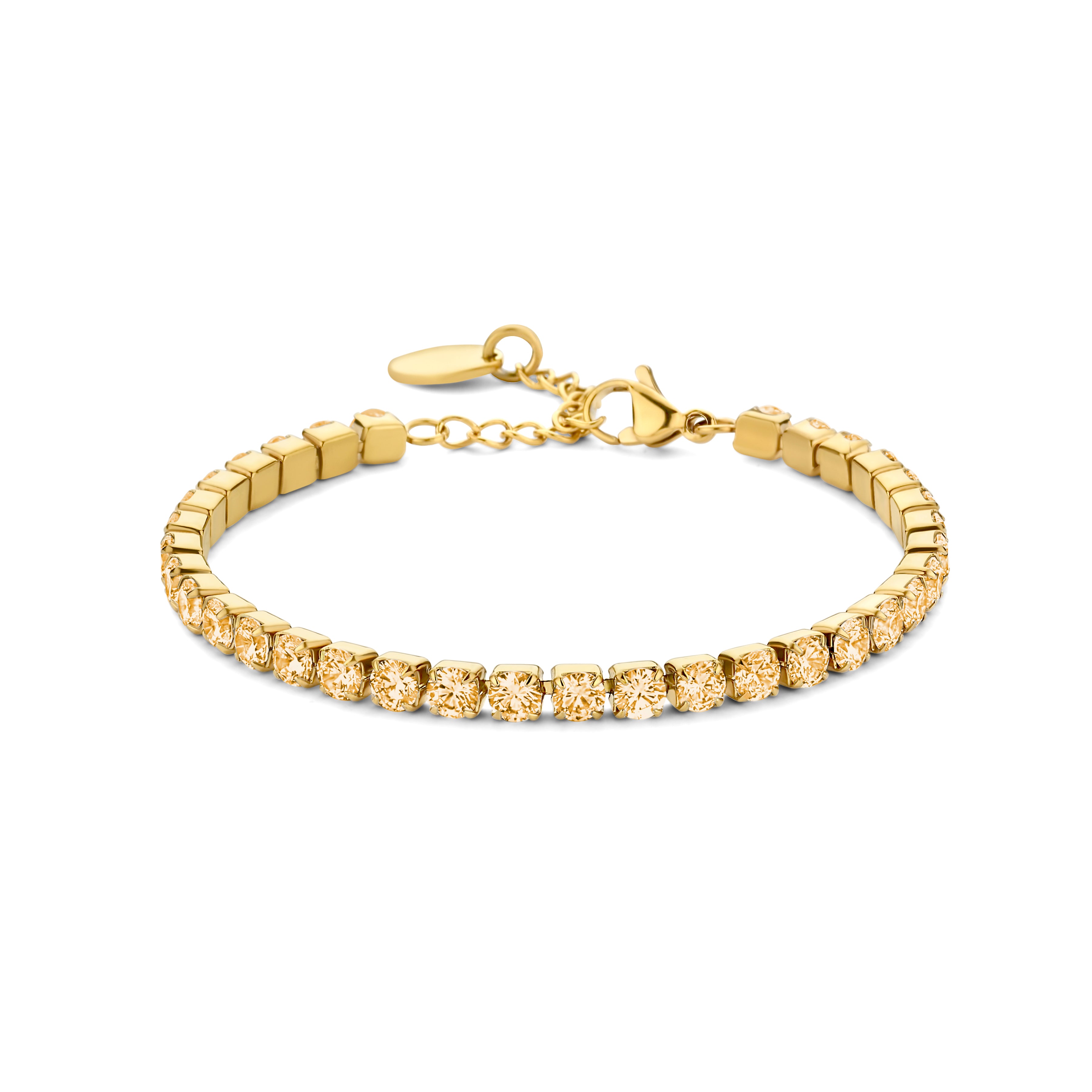 Tennisarmband zwart