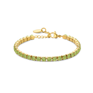 Tennisarmband zwart