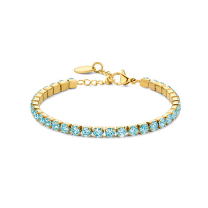 Tennisarmband zwart