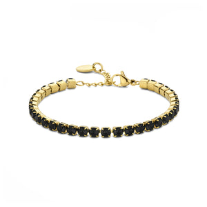 Tennisarmband zwart