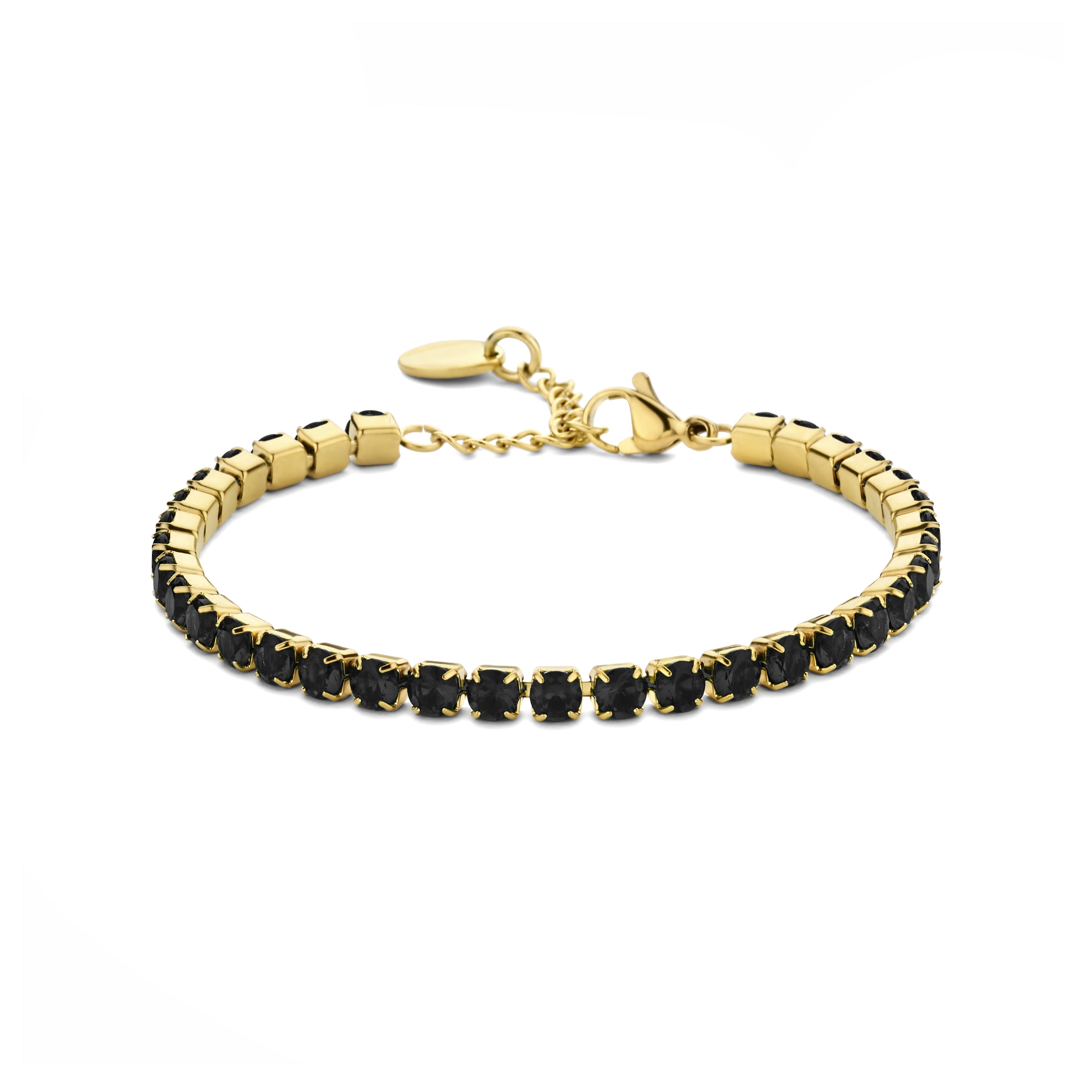 Tennisarmband zwart