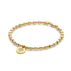 Heart Charm Beaded Bracelet