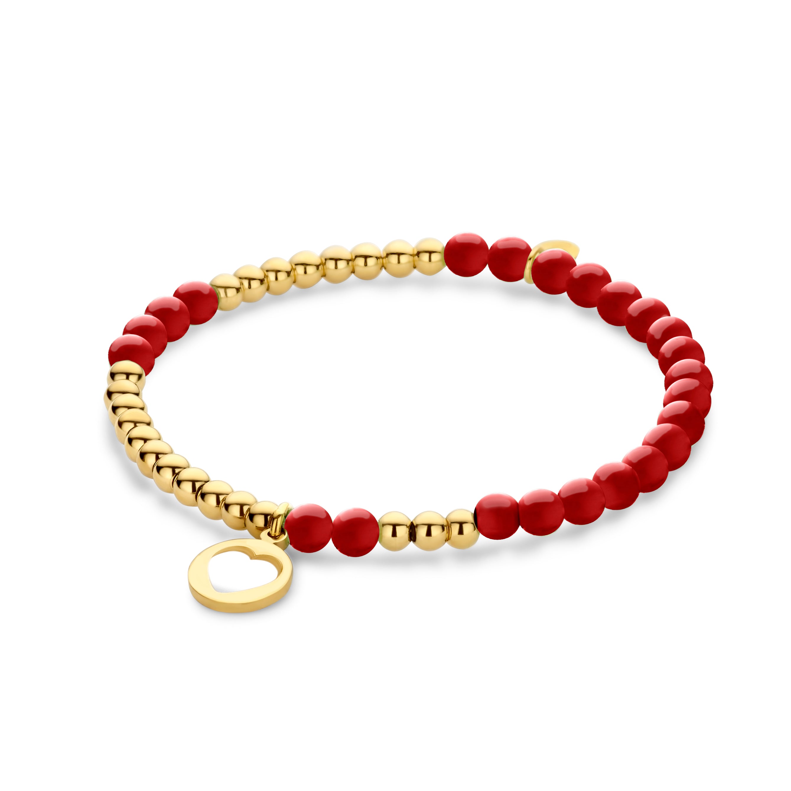 Kralenarmband parels met oogbedel