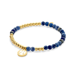 Kralenarmband parels met oogbedel
