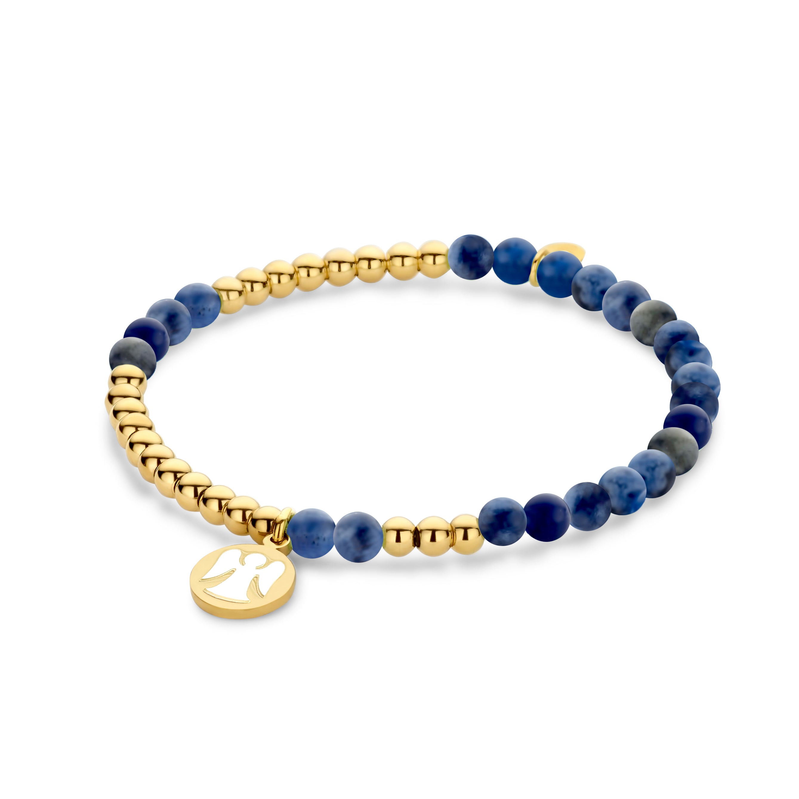 Kralenarmband parels met oogbedel