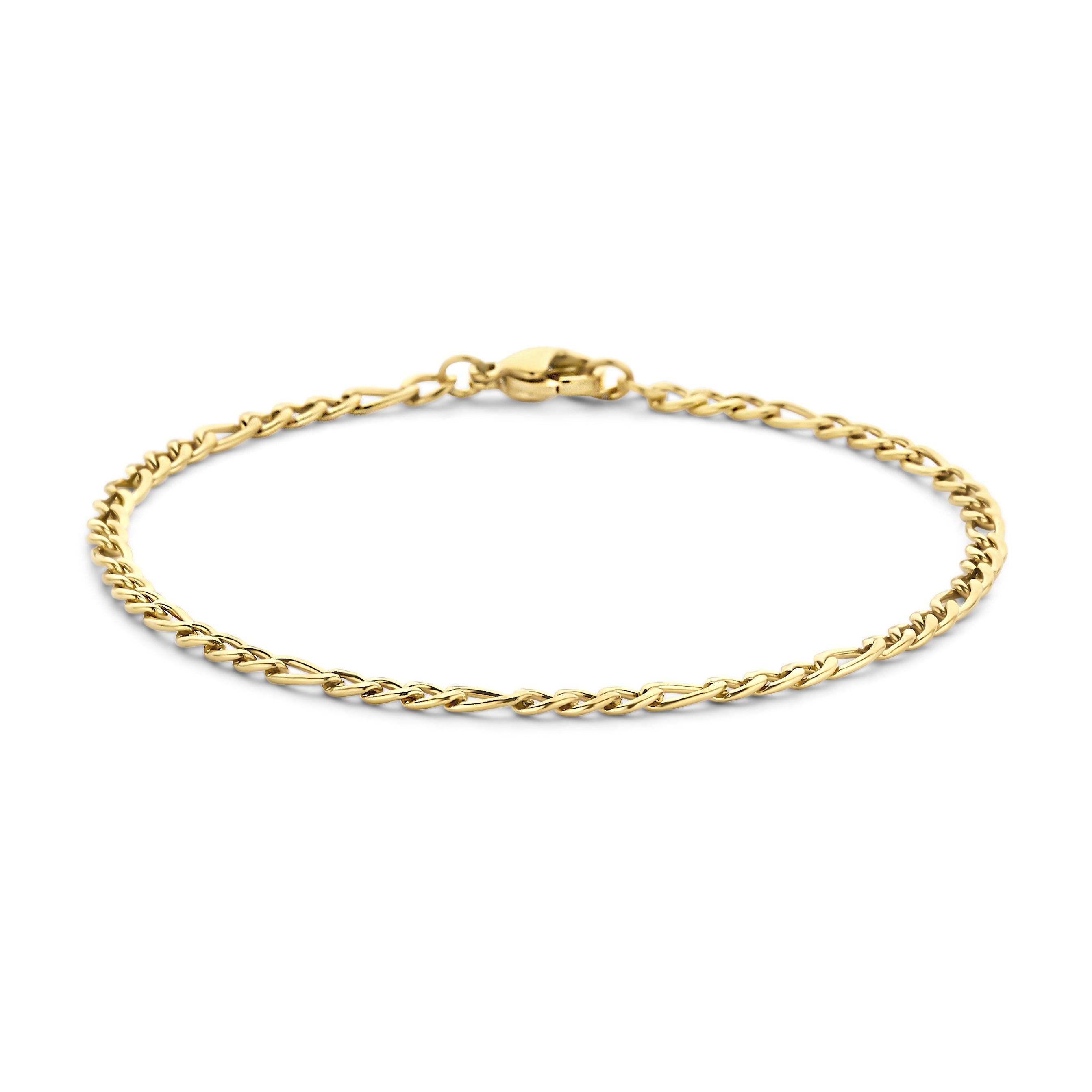 Schakelarmband figaroketting