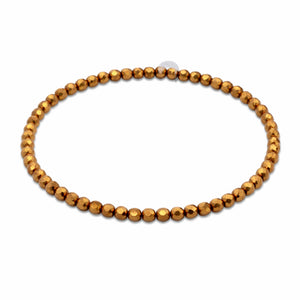Kralenarmband met groene kristallen kralen