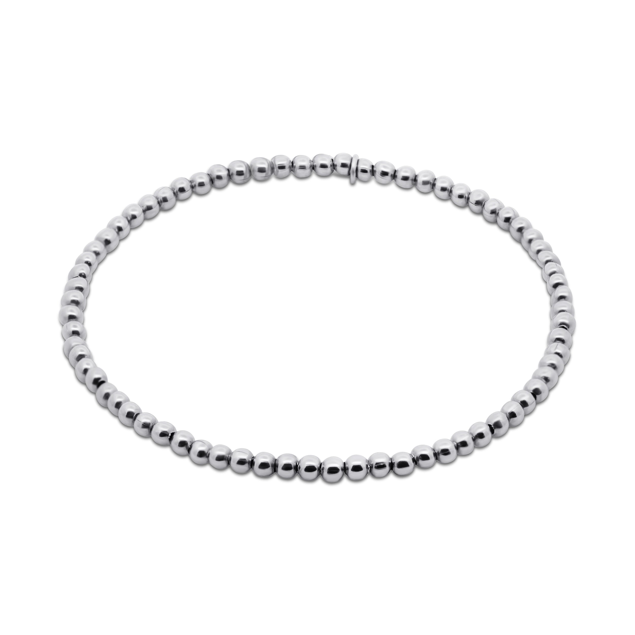 Round Steel Bead Bracelet